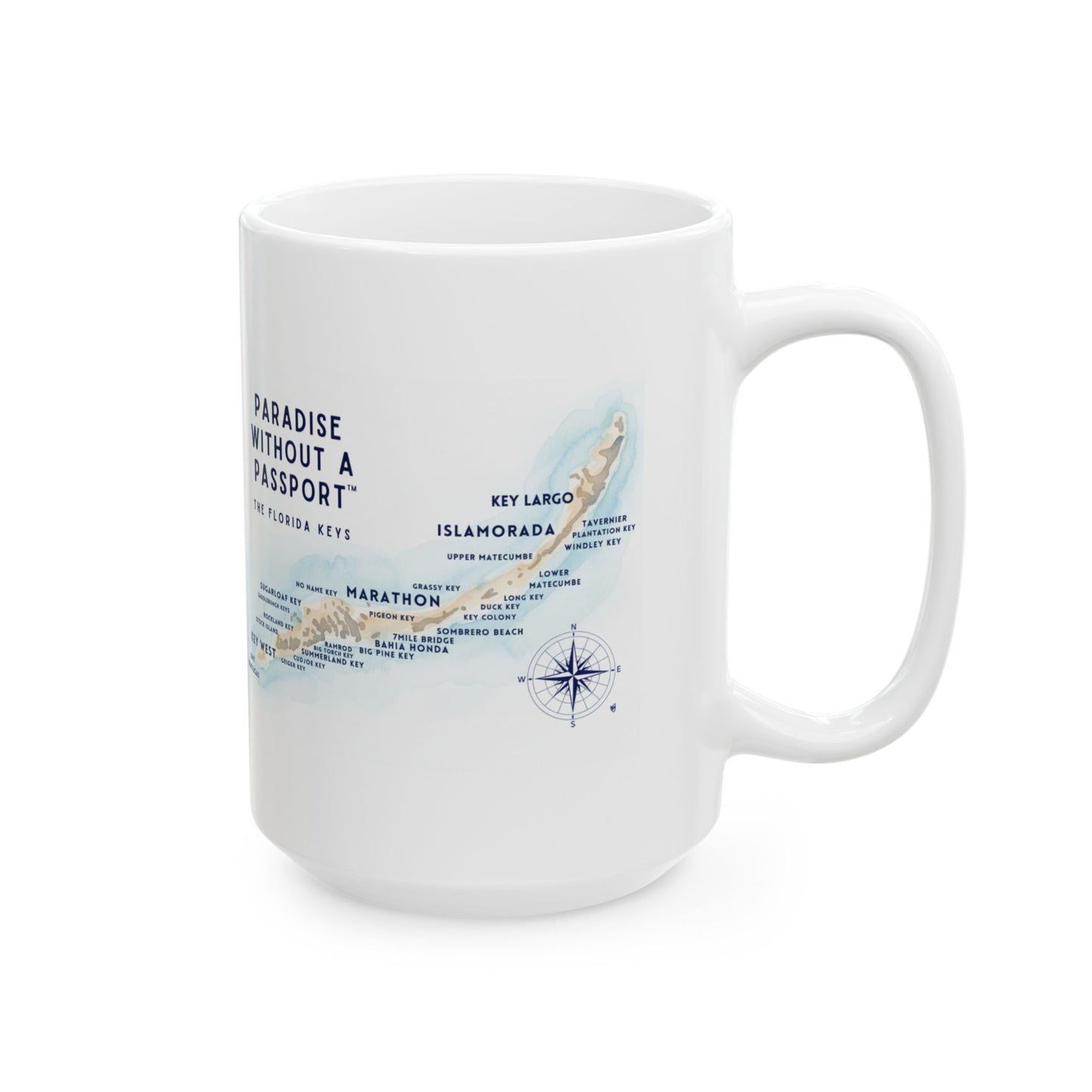 Florida Keys Waterpaint Mug — Coffee Mug | Florida Keys Art