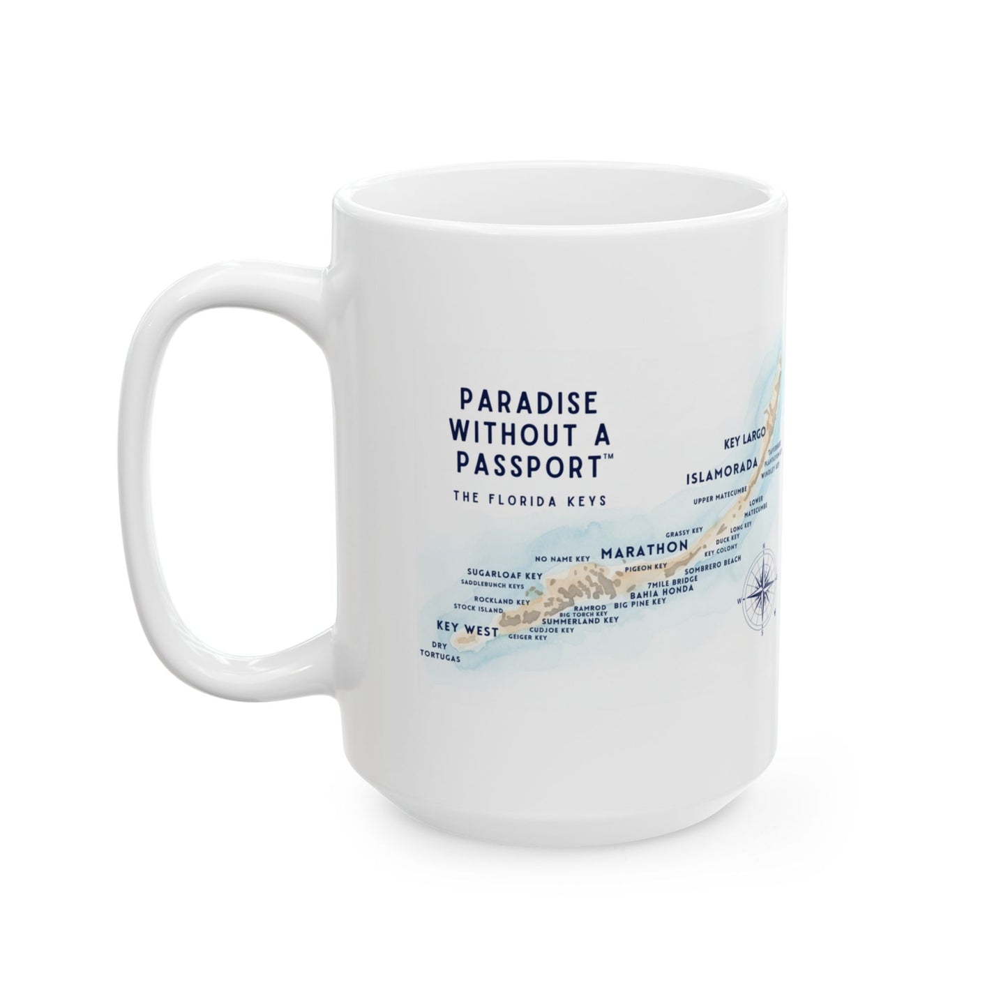Florida Keys Waterpaint Mug — Coffee Mug | Florida Keys Art