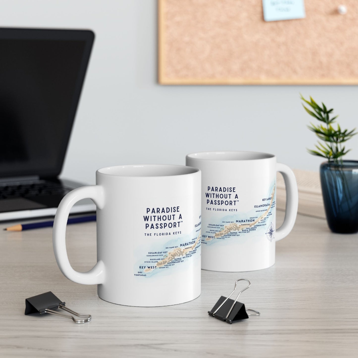 Florida Keys Waterpaint Mug — Coffee Mug | Florida Keys Art