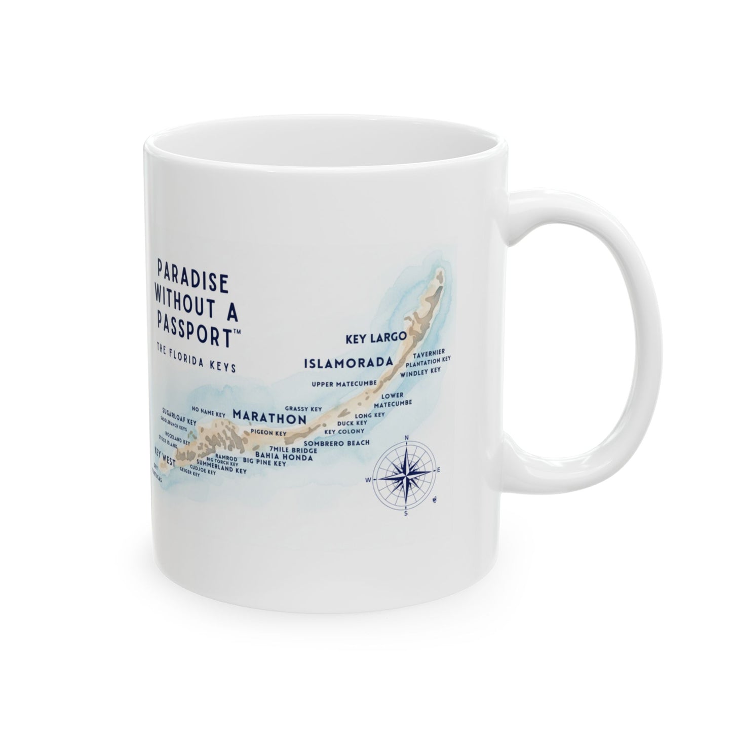 Florida Keys Waterpaint Mug — Coffee Mug | Florida Keys Art