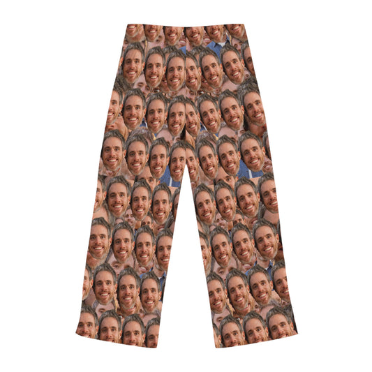 Custom Face Pajama Pants — Funny Personalized All-Over Print Sleepwear