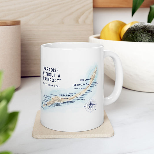 Florida Keys Waterpaint Mug — Coffee Mug | Florida Keys Art