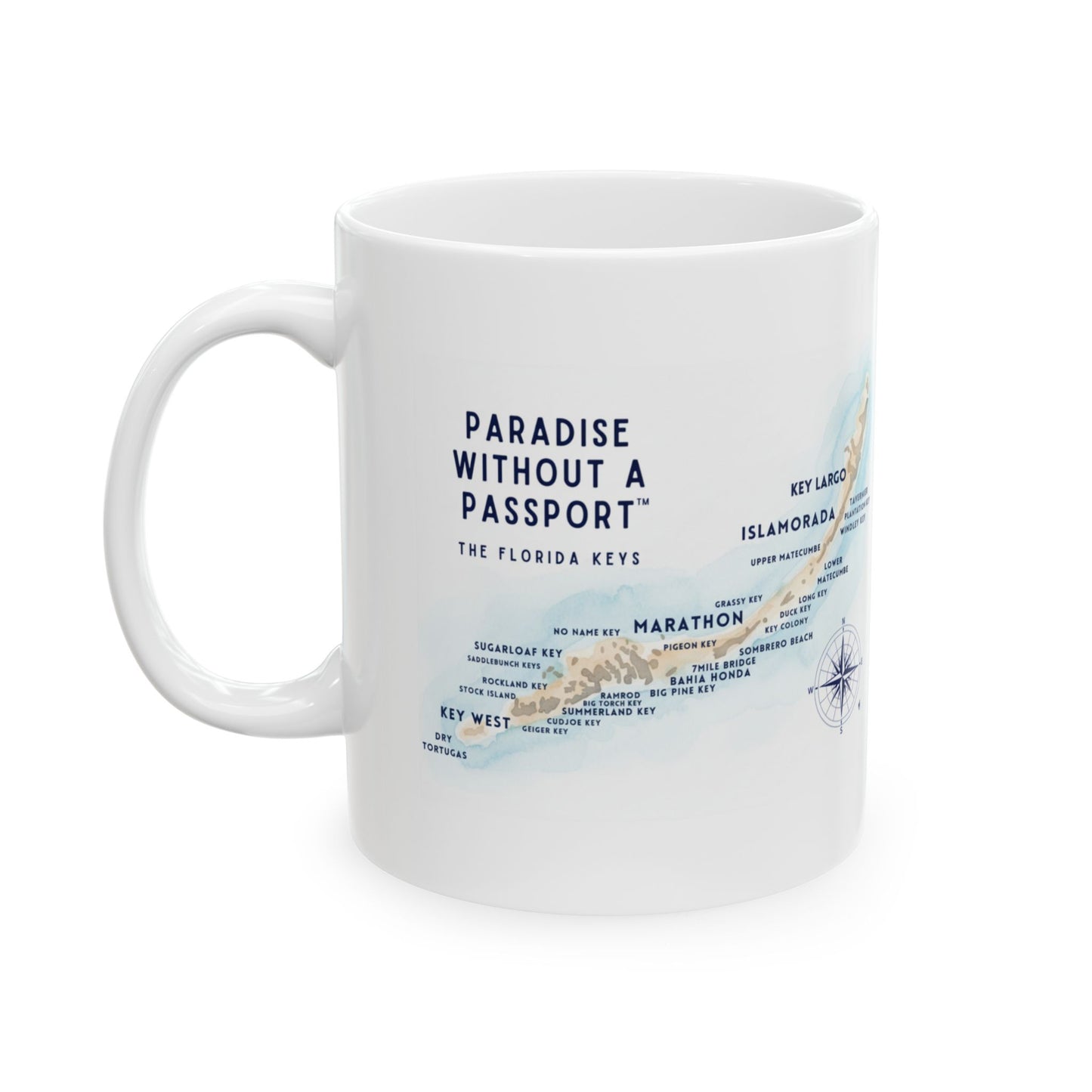 Florida Keys Waterpaint Mug — Coffee Mug | Florida Keys Art