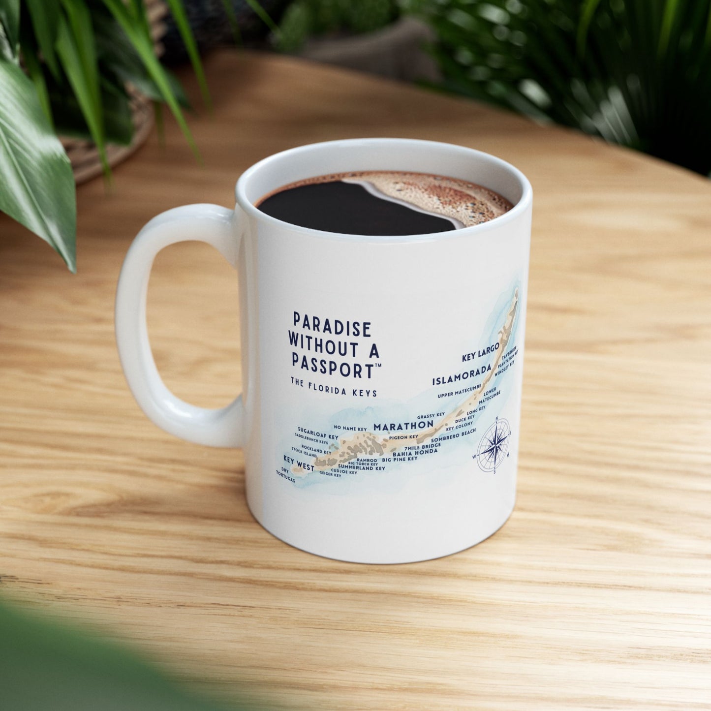 Florida Keys Waterpaint Mug — Coffee Mug | Florida Keys Art